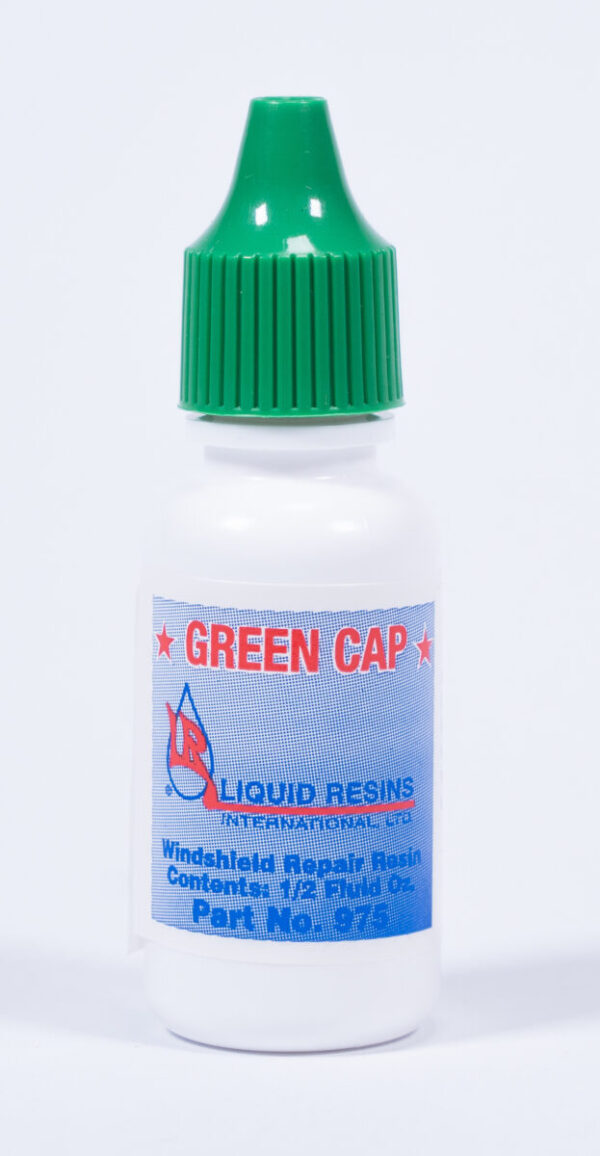 Green Cap Windshield Repair Resin at Liquid Resins International