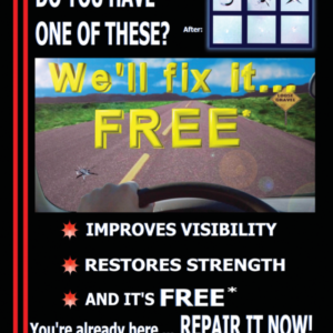 Windshield Repair Poster