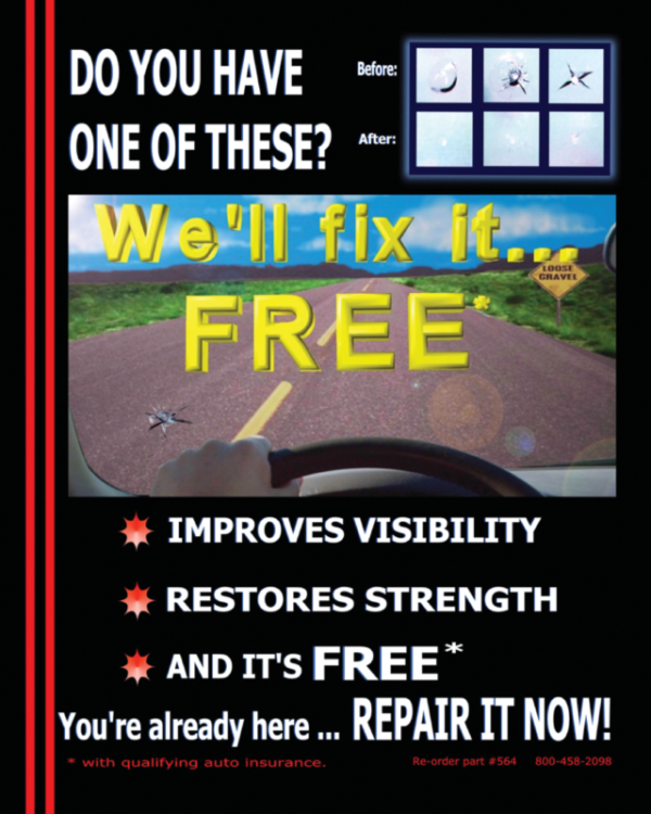 Windshield Repair Poster